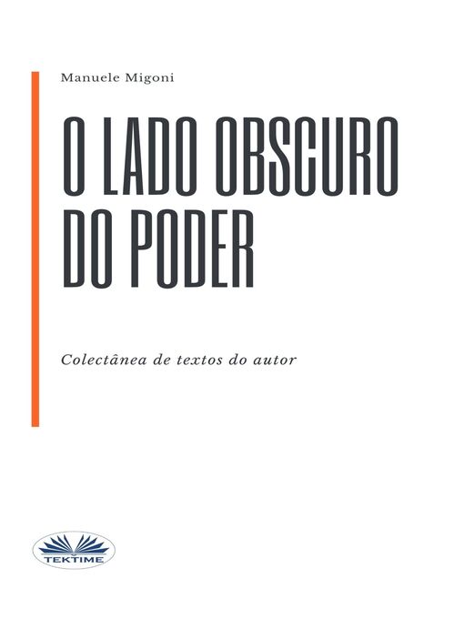Title details for O Lado Obscuro Do Poder by Migoni, Manuele - Available